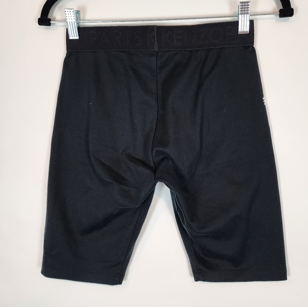 Kenzo Black Logo Sport Cyclist Shorts Cotton Stretch Biker Shorts US size Small - Picture 5 of 13